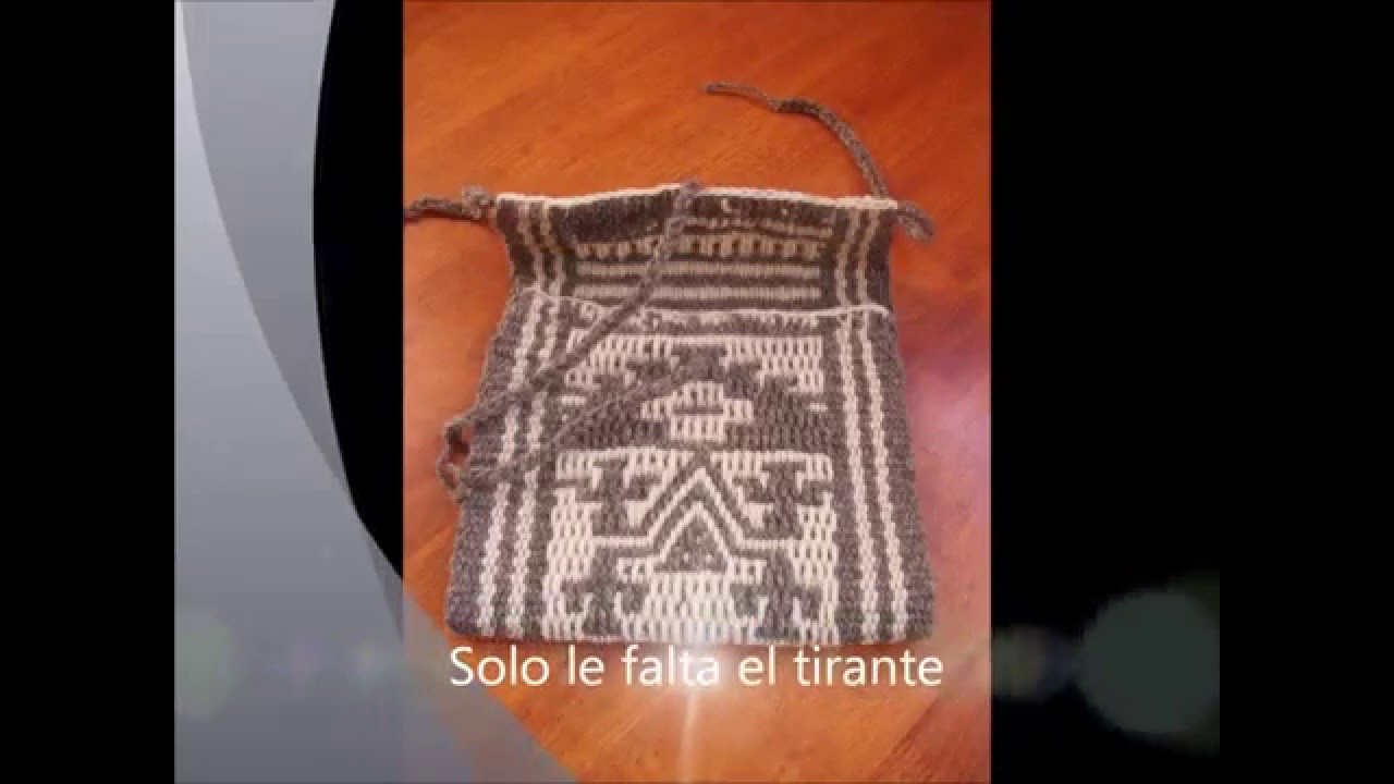 Aprende como hacer un bolso mapuche
