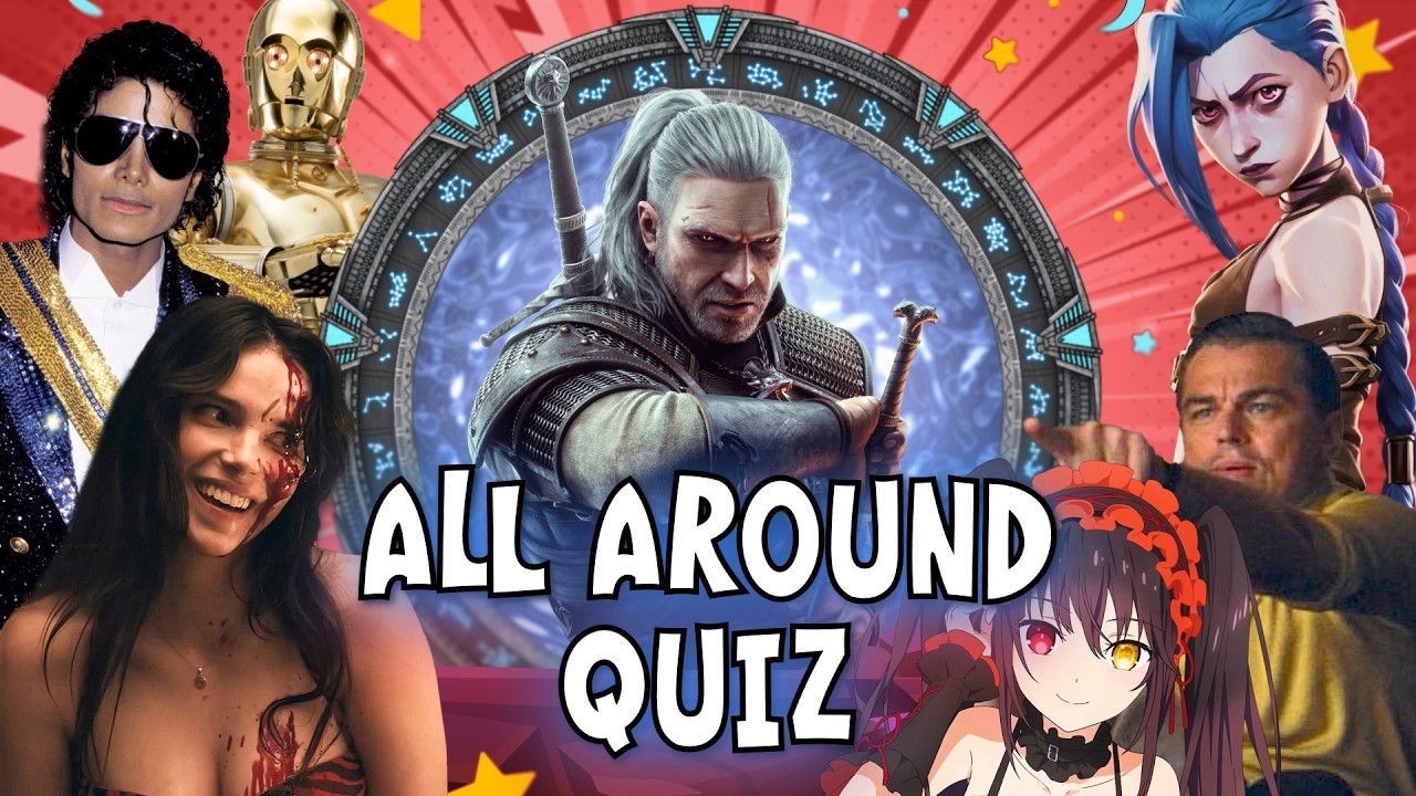 All Around Quiz &ndash; Movies, Games, Music, Anime Characters, TV Shows, Pop Culture Trivia