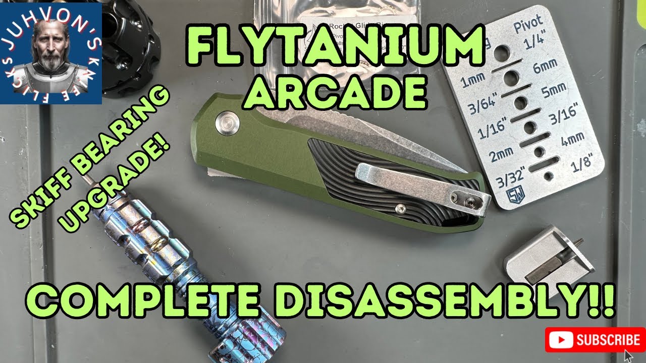 Flytanium  Arcade - Disassembly and Skiff Bearing Upgrade!