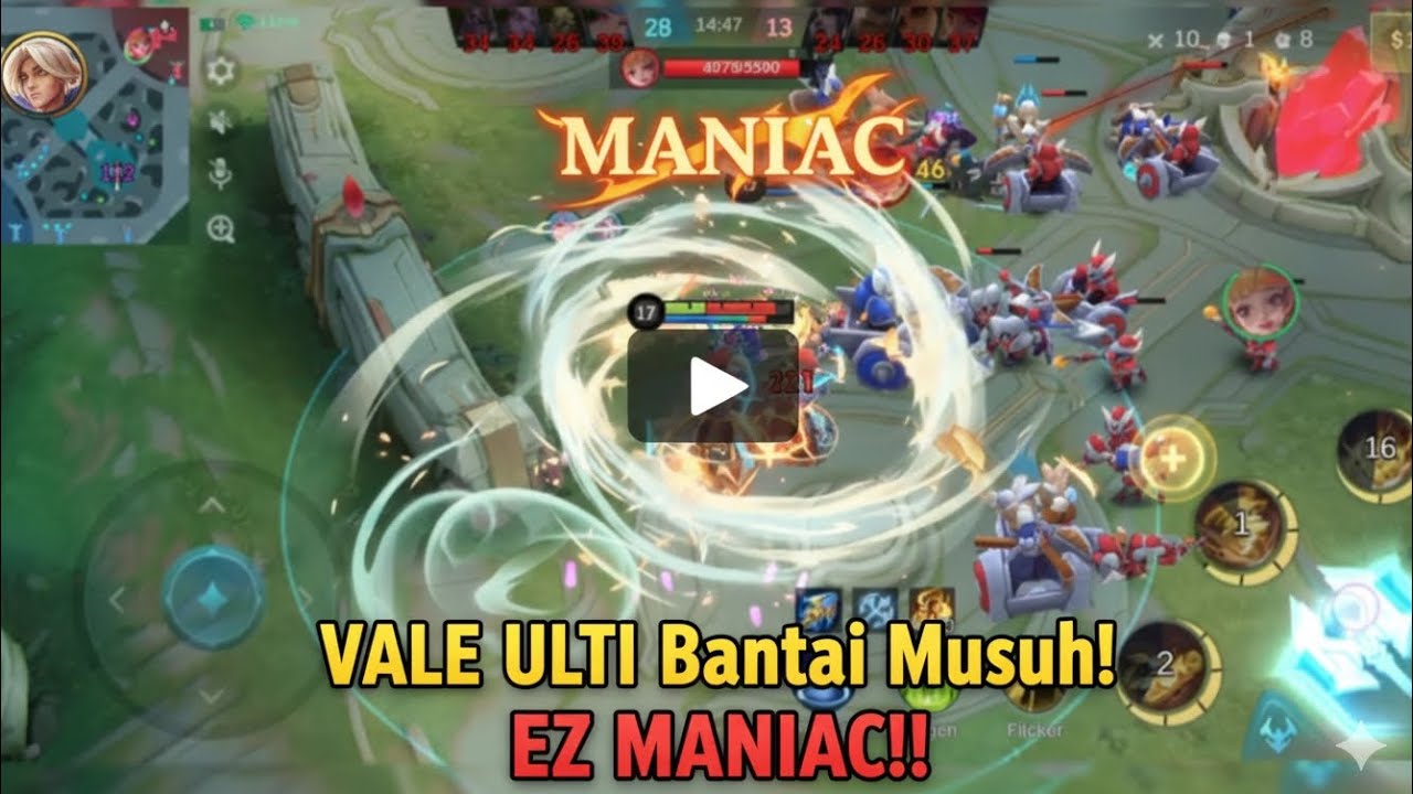 Vale solo rank membantai di rank mytic honor #mobilelegends #mlbbm7 
