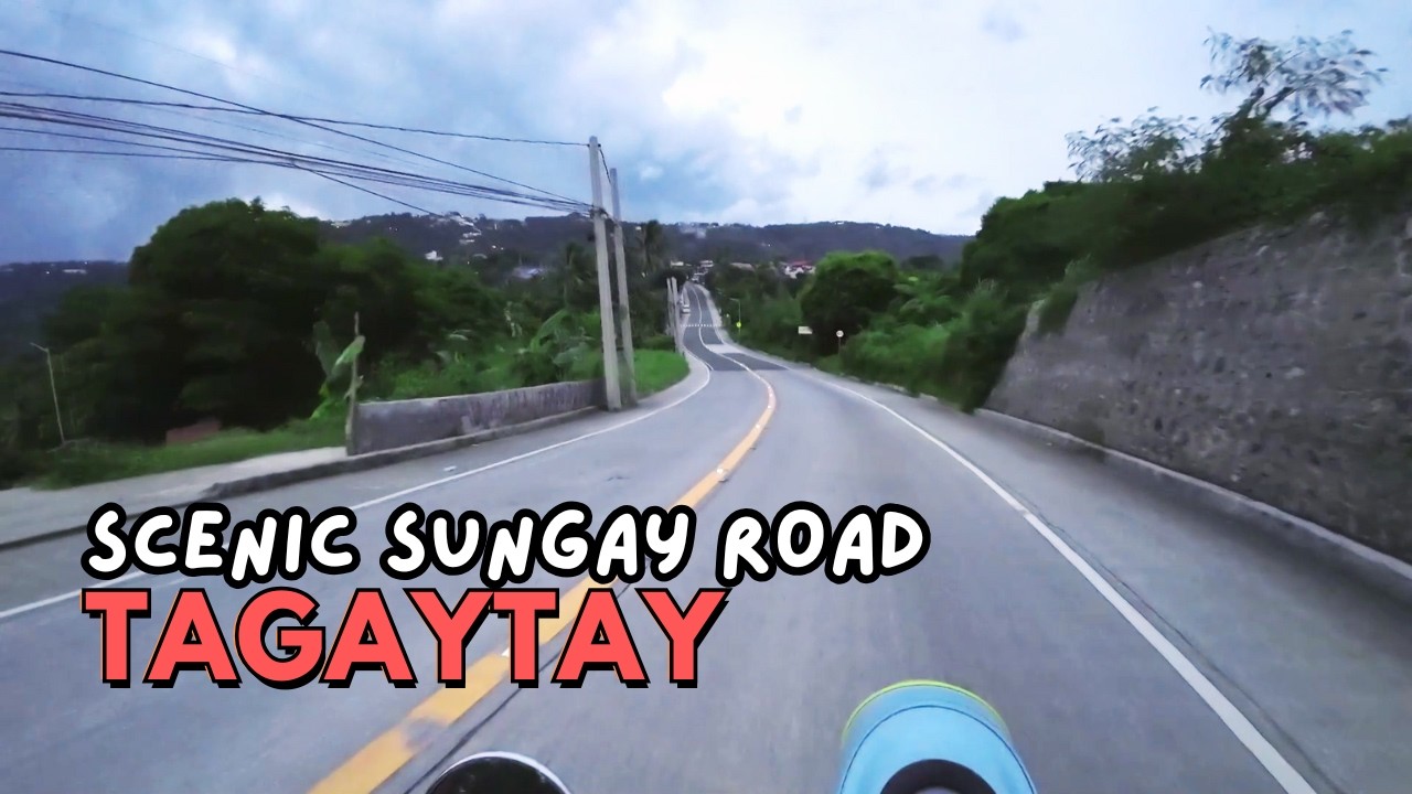 Isa pang Scenic Road sa Tagaytay na ma Zigzag ang daanan | Fazzio 125