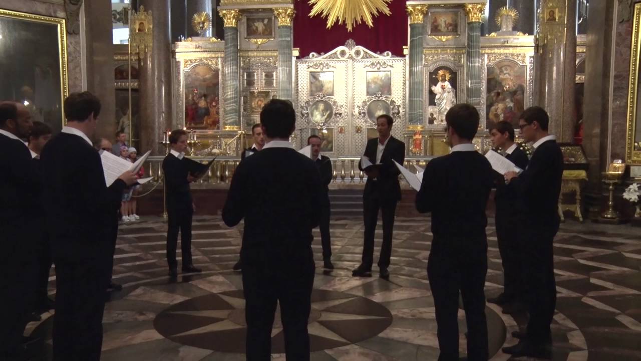Le Choeur d'Hommes des Petits Chanteurs de Bordeaux.