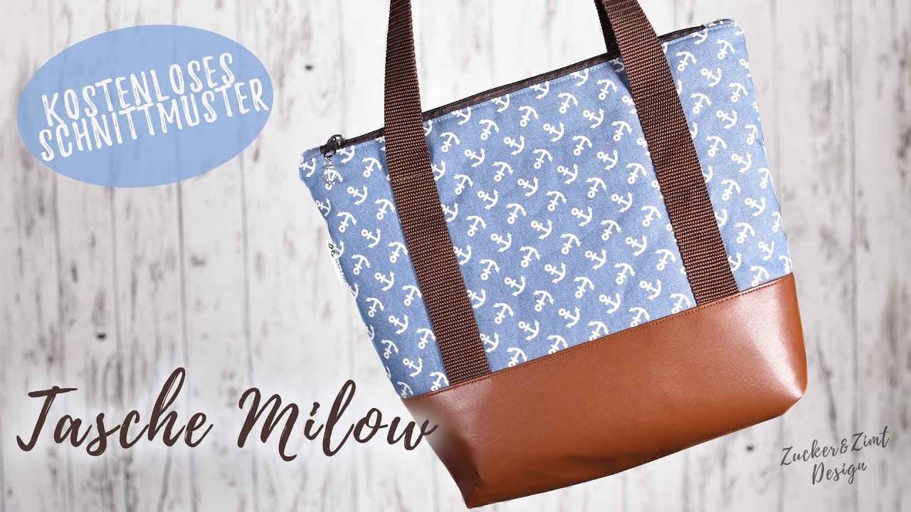 Tasche Milow nähen - inkl. kostenlosen Schnittmuster