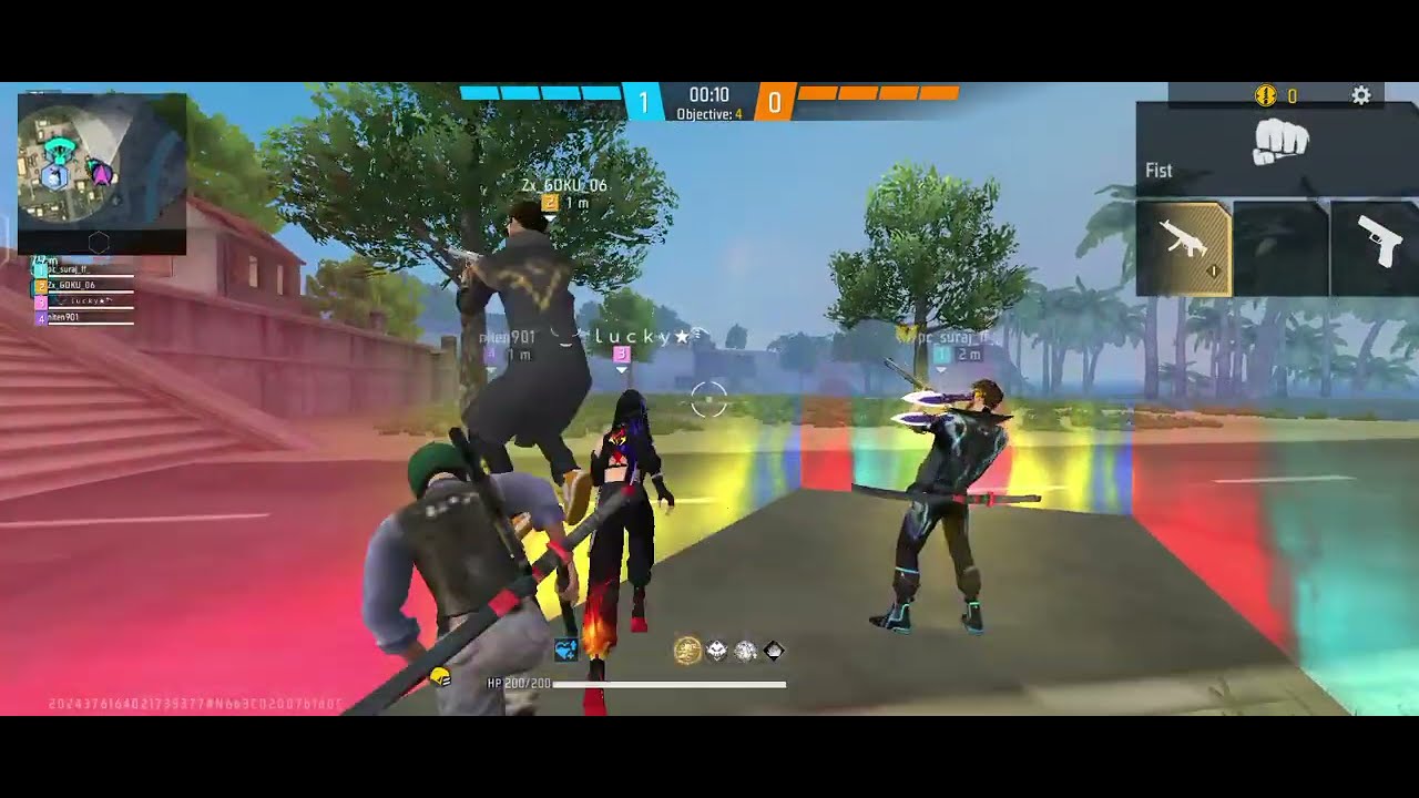 Free fire Cs Rank Live game play |  by lucky bhai⚡ | Raistar Word Best pleyar 😎 | #freefireindia 