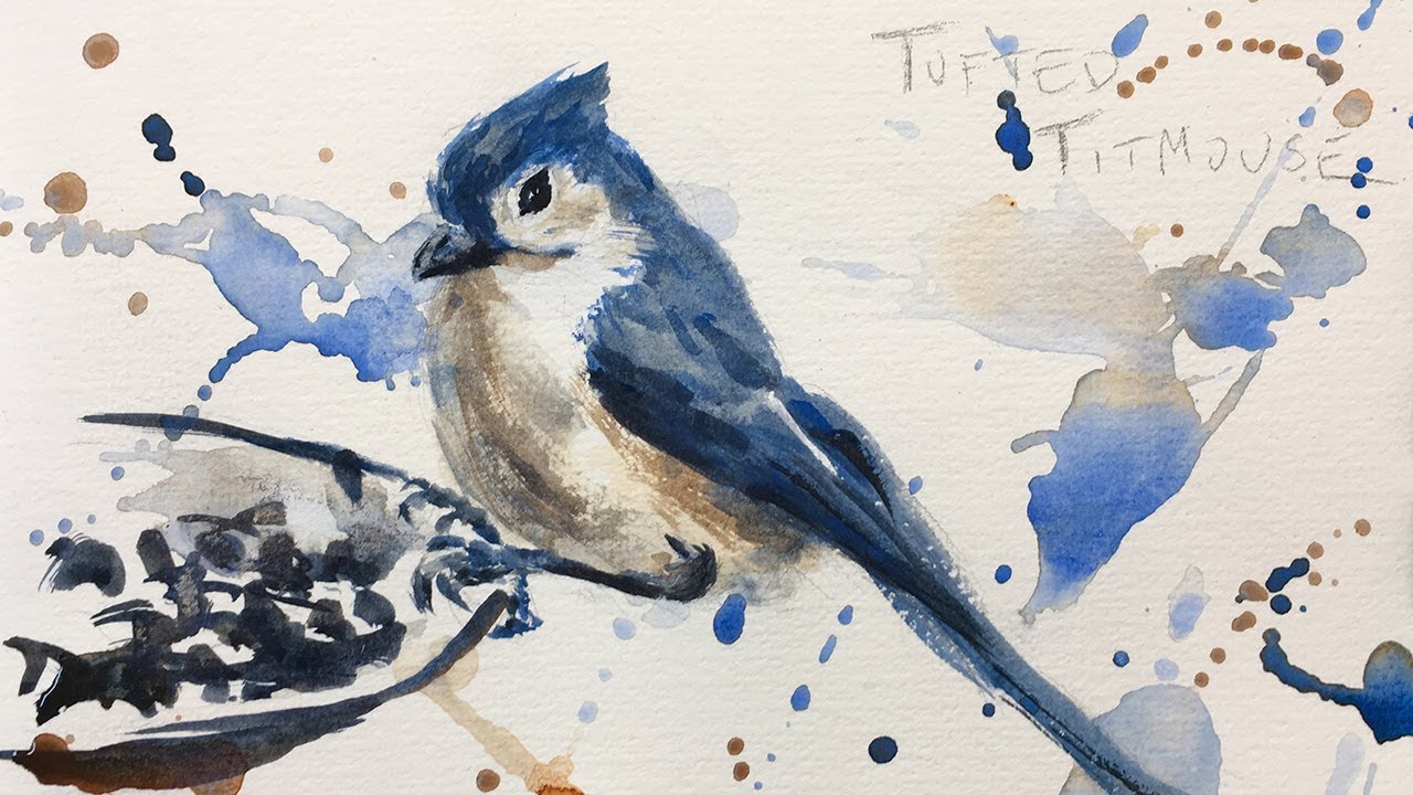 Bird Watercolor Painting Tutorial