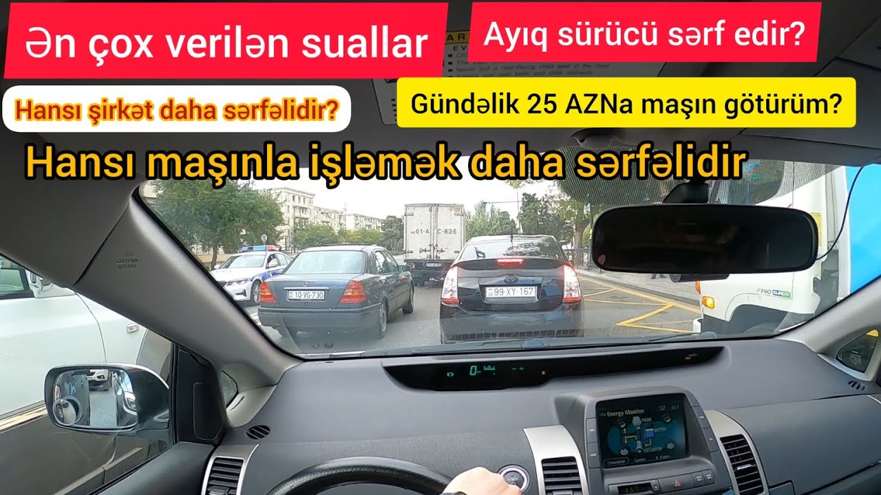 Taksi və Ayıq Sürücüyə aid olan ən çox verilən suallarınızı cavablandırdım
