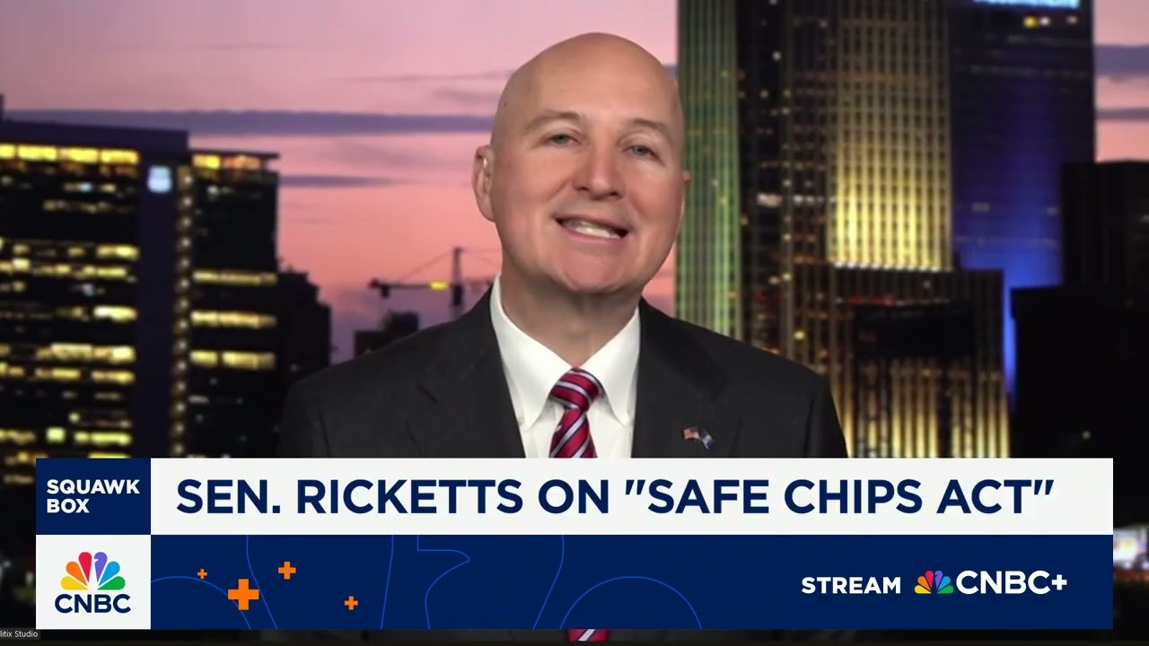 Ricketts on the SAFE Chips Act and America's AI Race with Communist China | CNBC's Squawk Box