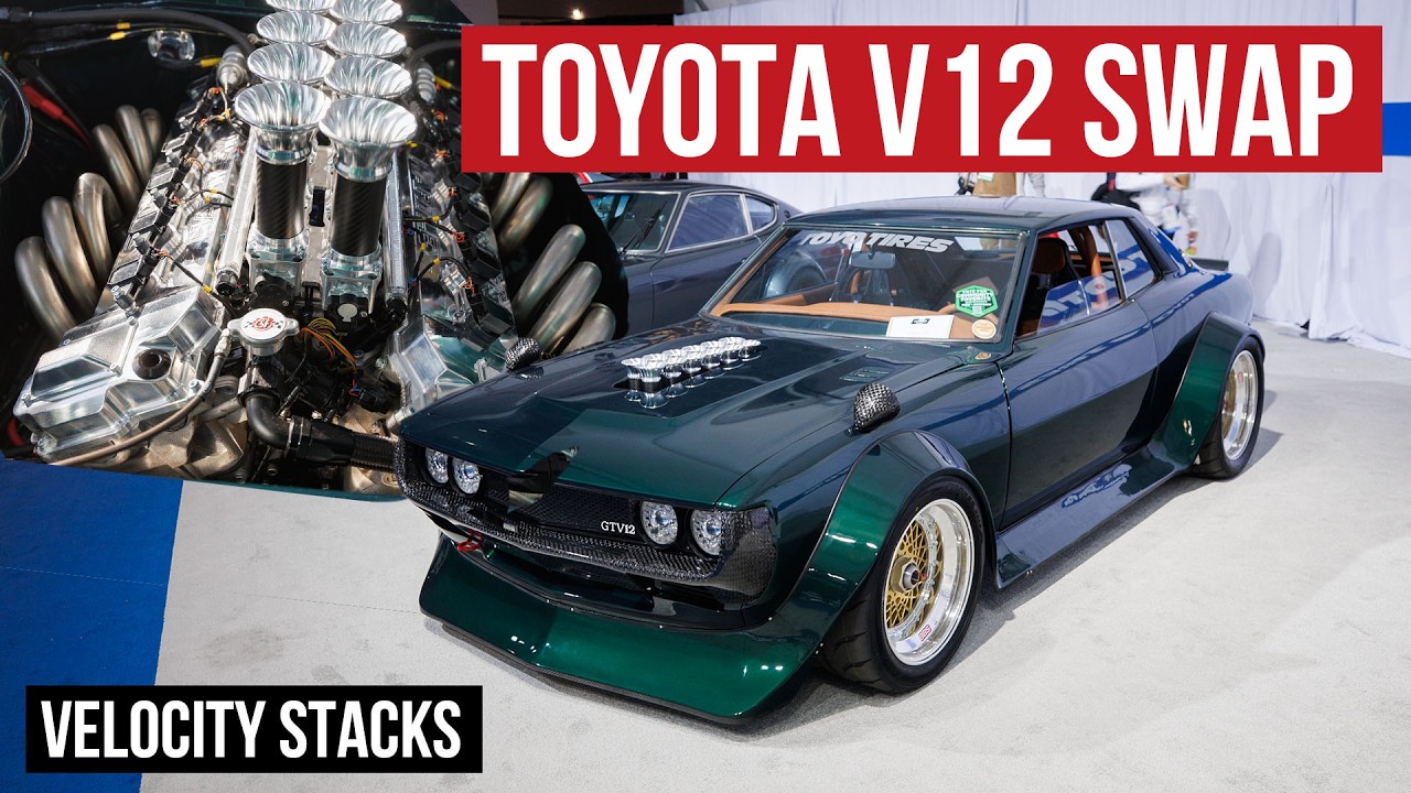 V12 Celica on Cantilevers Fuses Race + Street Vibes Into One Monster JDM Hotrod