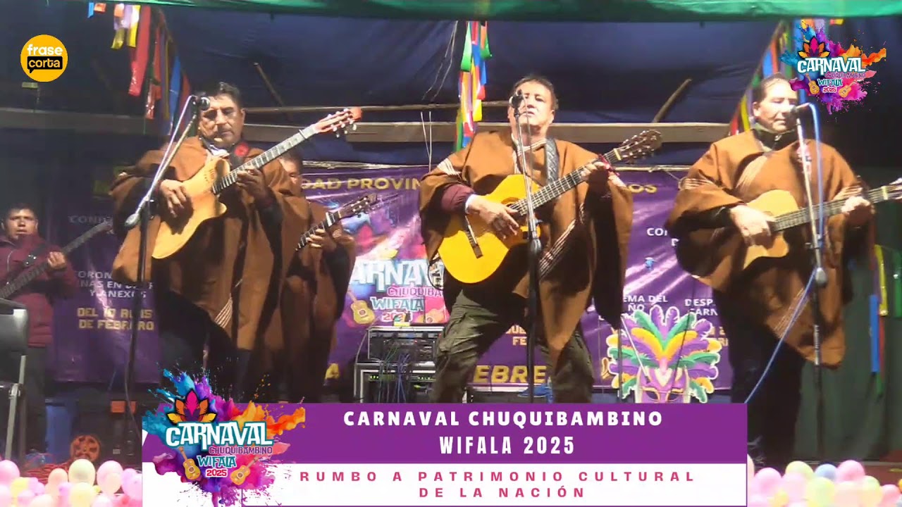 #Chuquibamba || Despacho de Carnavales desde la Plaza principal de Chuquibamba