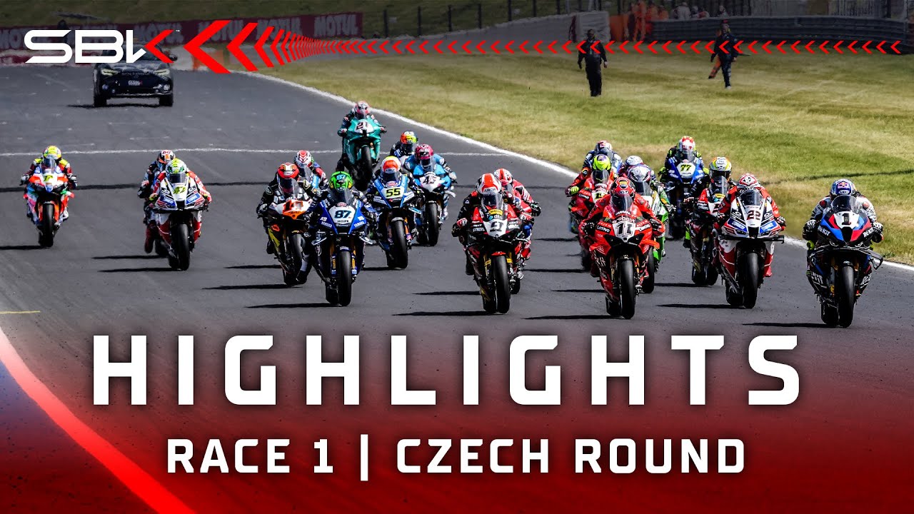 ПОЛНЫЙ ОБЗОР: Гонка 1 на максимуме ⚔️ | 2025 #CzechWorldSBK 🇨🇿