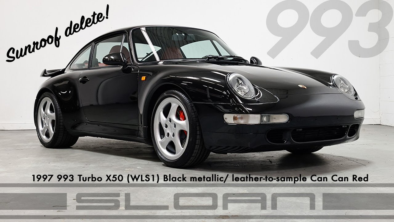 1997 993 Turbo X50 (WLS1) Black metallic/ leather-to-sample Can Can Red