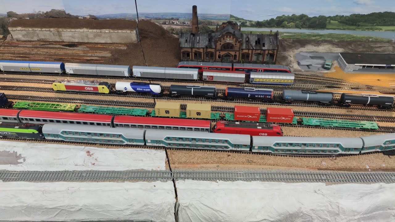 ÖBB és GySEV vonatok #h0scale #train #modellbahn #obb #railway #gysev # modelltrain