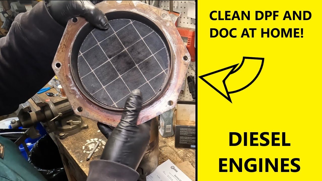 Cleaning Diesel Particulate Filter (DPF) and Diesel Oxidation Catalyst (DOC) at Home!