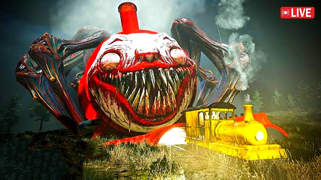 🛑Running from the Demon Train – Choo-Choo Charles!