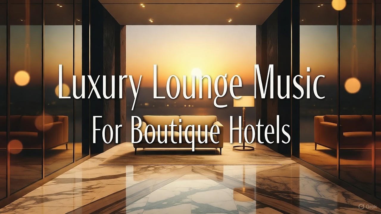 Luxury Lounge Music for Boutique Hotels | Elegant Ambient Music for Relaxed Spaces