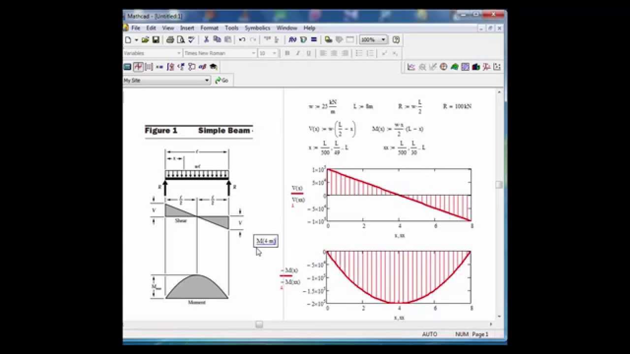 Mathcad-Beam Design Formula-01