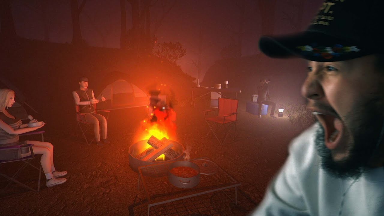 camping in a HAUNTED forest..
