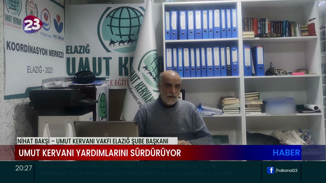 UMUT KERVANI YARDIMLARINI S&Uuml;RD&Uuml;R&Uuml;YOR