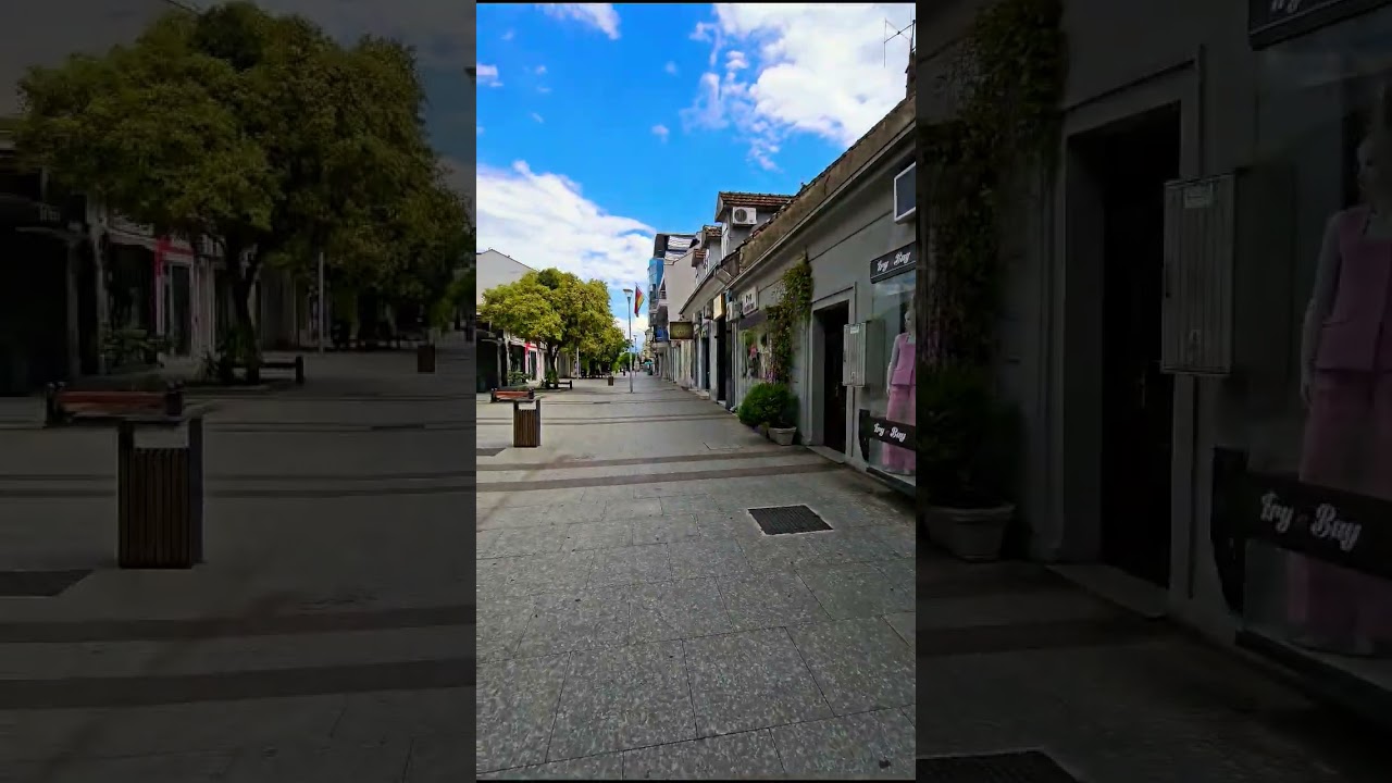 Podgorica Streets in Summer | Montenegro Travel 2025