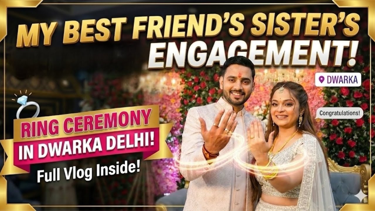 Shaadi Ka Pehla Function 💍 | Dost Ki Bahan Ki Ring Ceremony