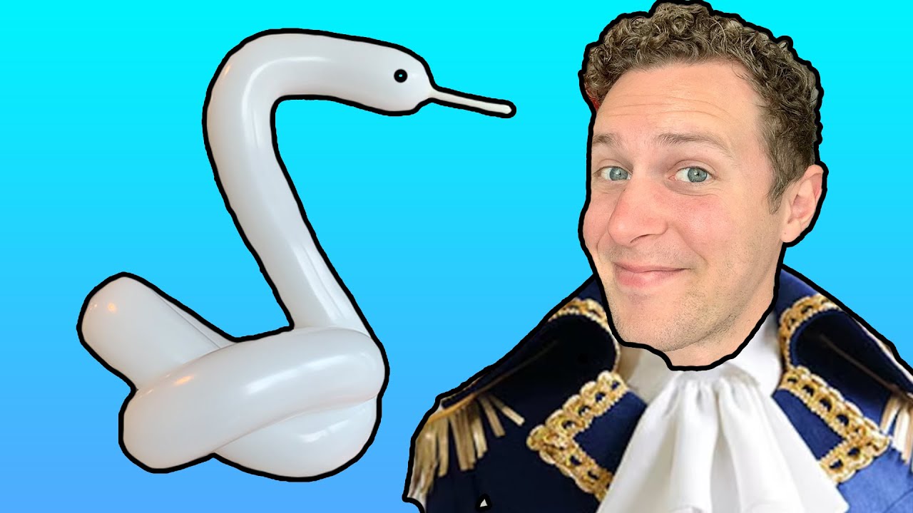 How to Make a Balloon Swan - (Beginner) Balloon Twisting Tutorial