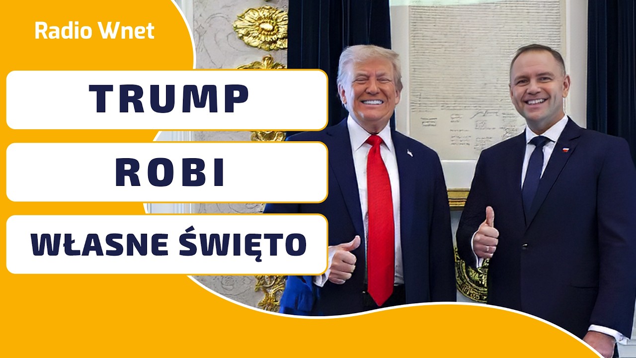 NAWROCKI jedzie na urodziny TRUMPA. Wojna domowa w USA o święto. 