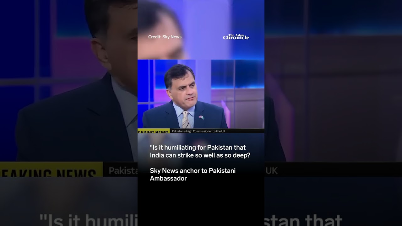 Pak Diplomat Finds Himself in Conundrum at Sky News