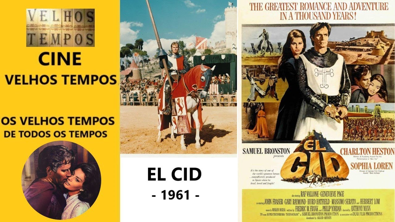 El Cid (1961), Charlton Heston & Sophia Loren, Legendado