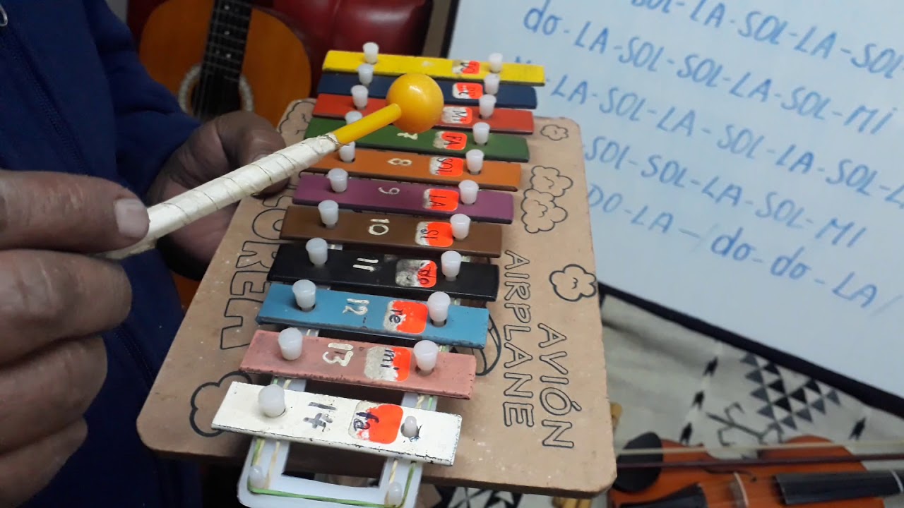 Clase de música "El cóndor pasa" para 3ero "A y B"