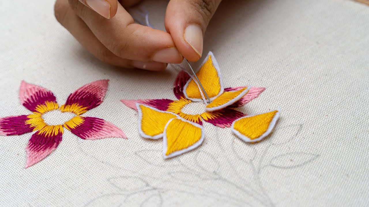 Embroidery is such a calming procedure!
