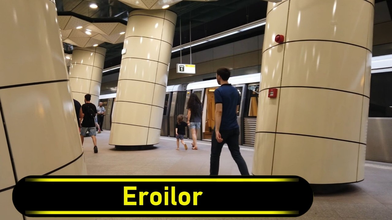 Metro Station Eroilor - Bucharest 🇷🇴 - Walkthrough 🚶