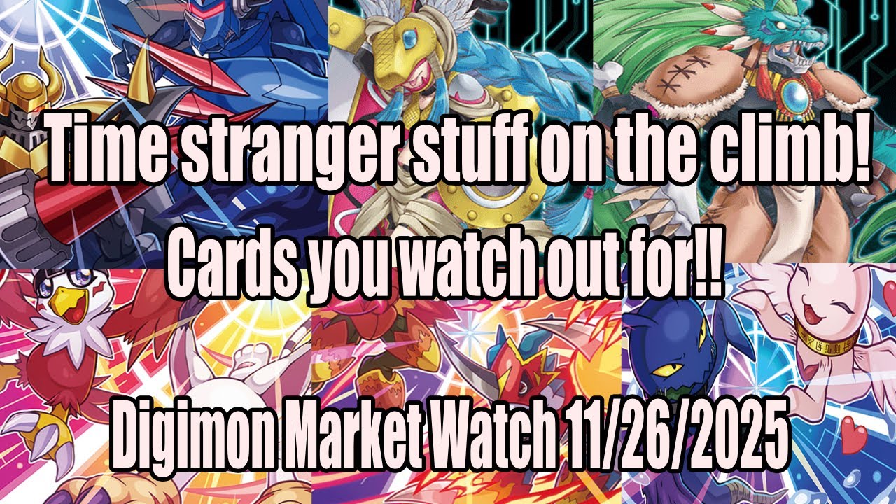 Time Strange на подъёме! Карты, на которые стоит обратить внимание | Digimon Market Watch