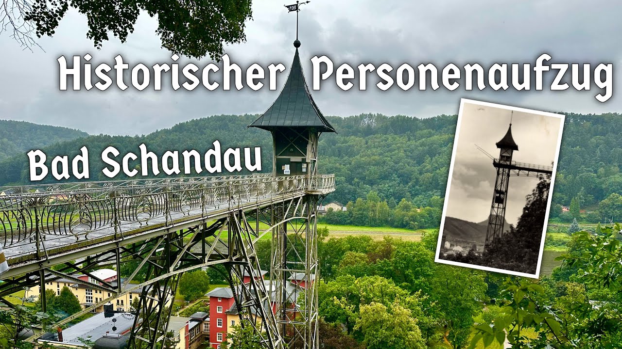 Historischer Personenaufzug Bad Schandau - relaxing sightseeing