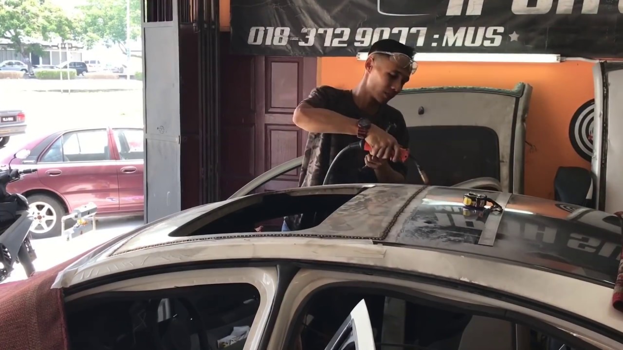 Sunroof Toyota Camry,Install To Proton Wira Sedan 