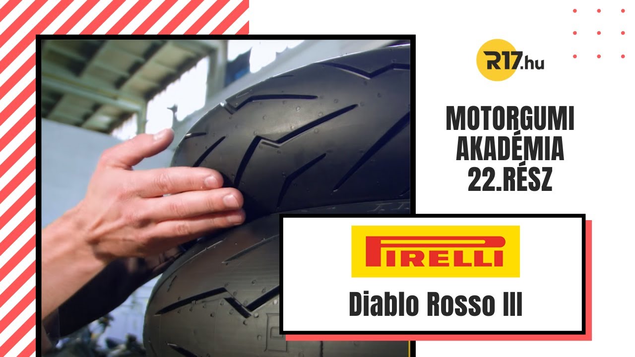 Pirelli Diablo Rosso 3 Motorgumi termékbemutató - R17 Motorgumi Akadémia 22. rész