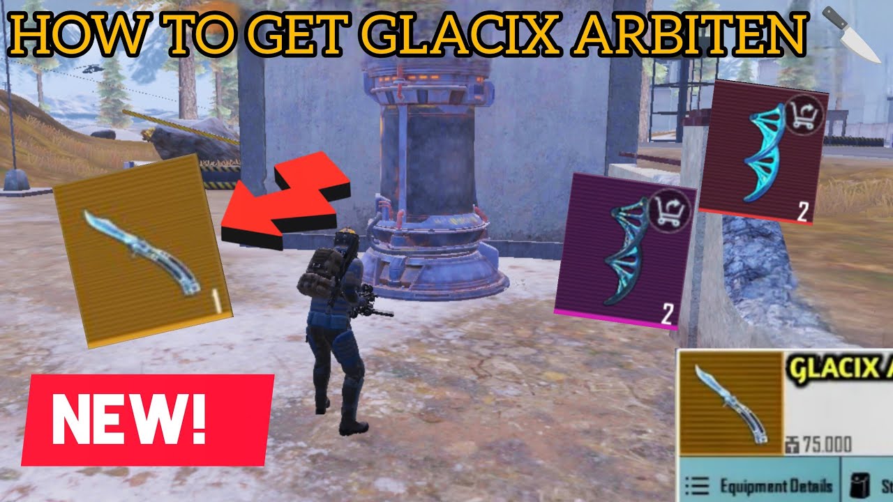 HOW TO GET NEW GLACIX ARBITER 🔪 PUBG METRO ROYALE CHAPTER 30#pubgmobile #foryou#metroroyalesppedbug 