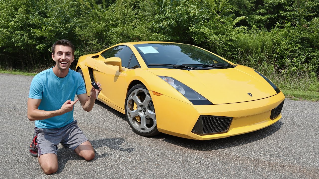 Driving a Lamborghini Gallardo! POV, Test Drive, Exhaust and Review