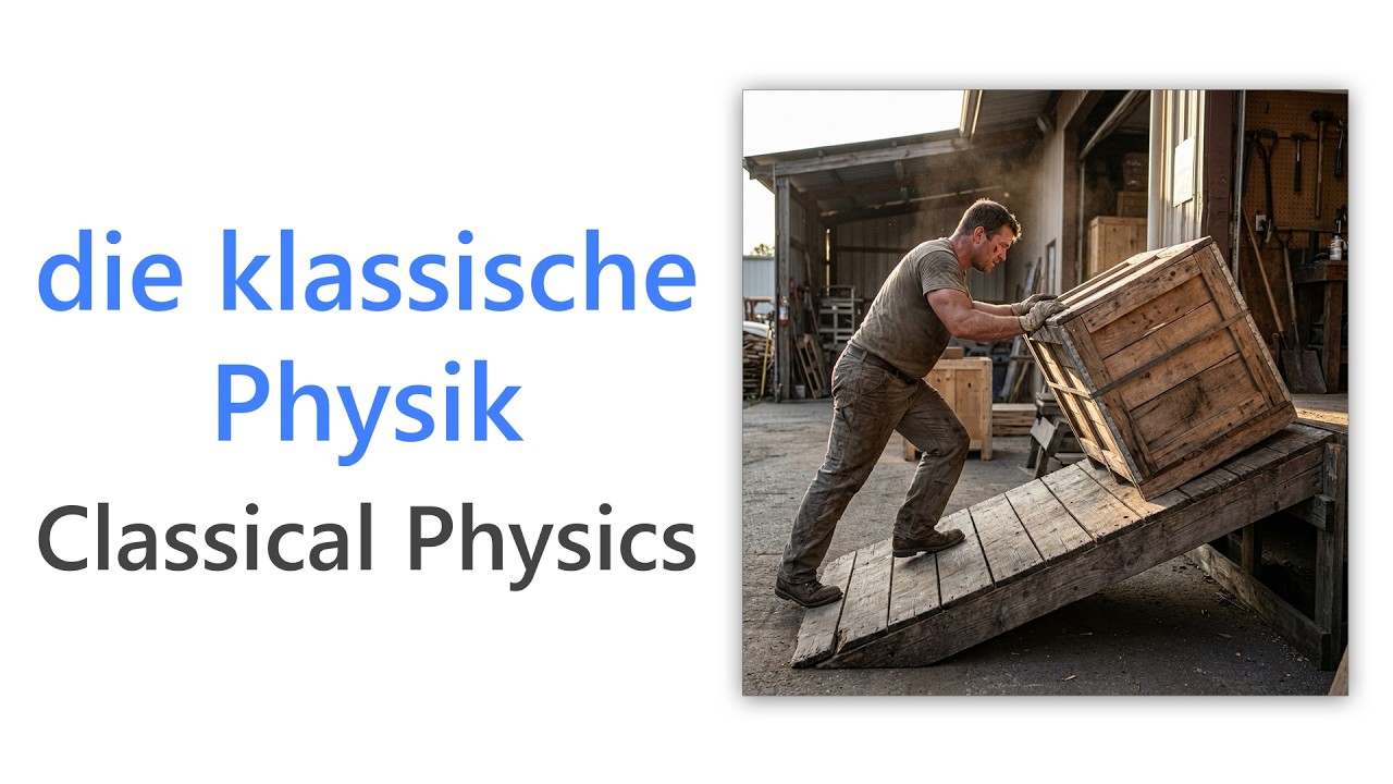 60 German Words for Classical Physics | B1 German Vocabulary