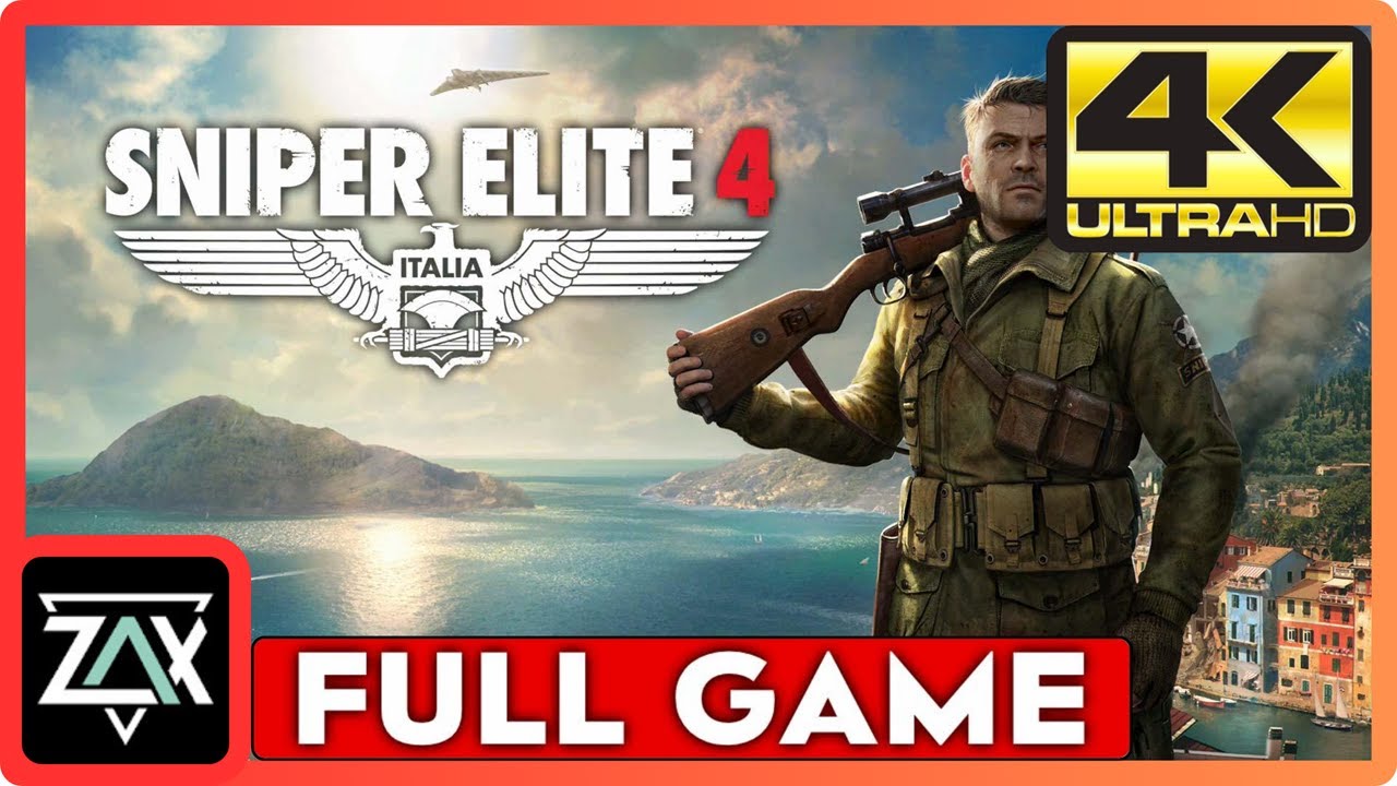 SNIPER ELITE IV | FULL GAMEPLAY WALKTHROUGH | 4K 60FPS ULTRA | NO COMMENTARY