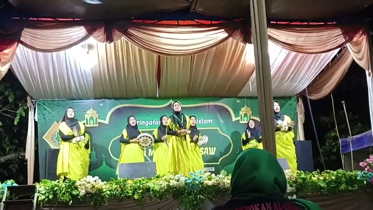 Rebana Di hadapan Kabah Juara 1 Se Kecamatan Bojonggambir Tasikmalaya