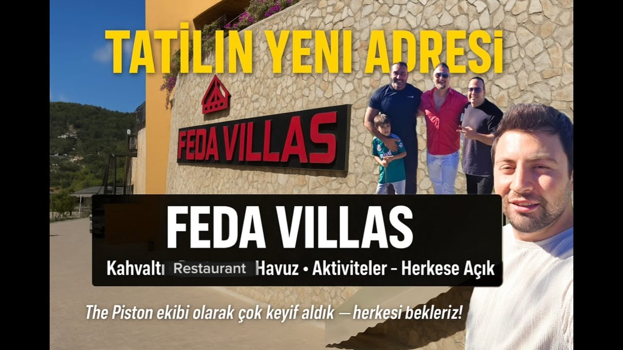 FEDA VİLLAS | Kahvaltı, Havuz ve Tatilin En Keyifli Hali