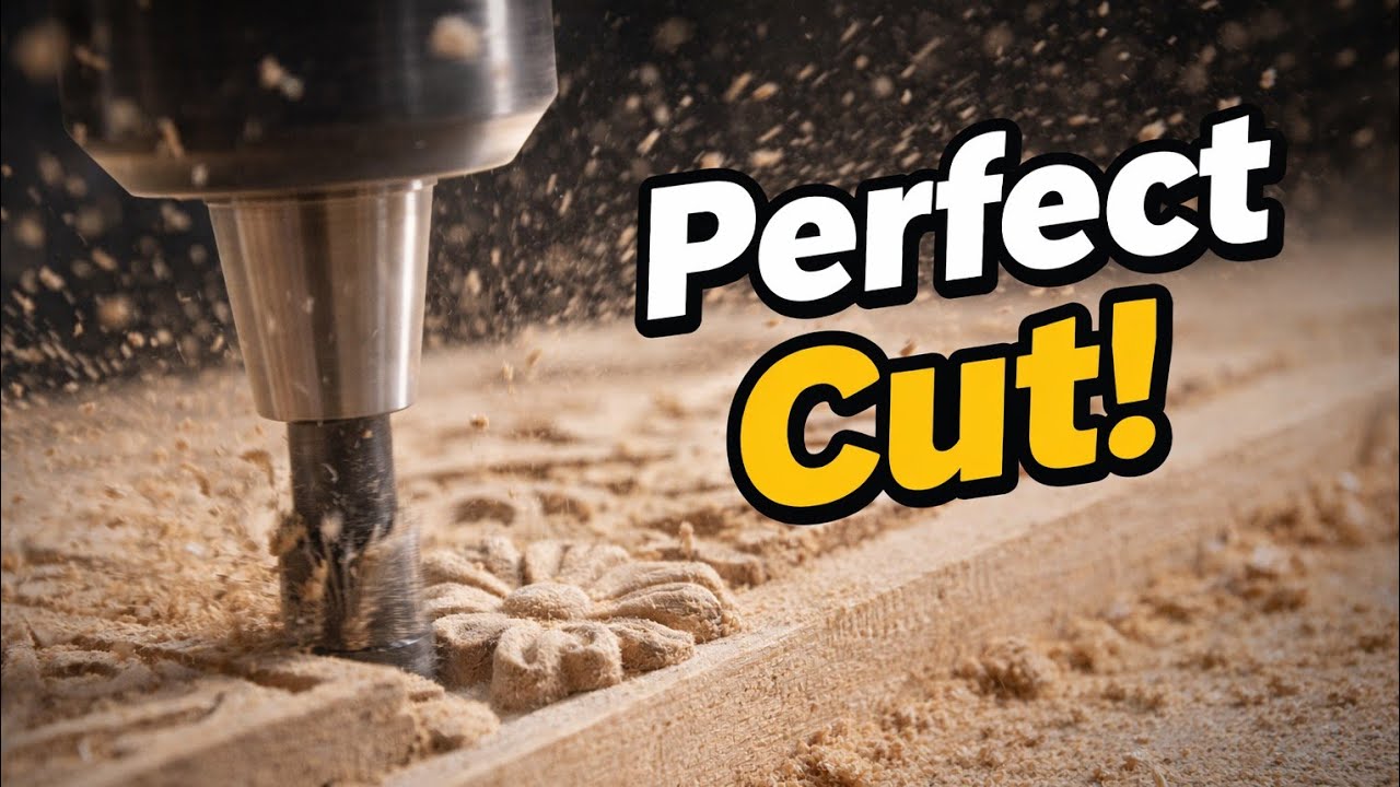 Satisfying CNC Wood Carving | Full Panel ASMR #wood #cnc #woodcutting 