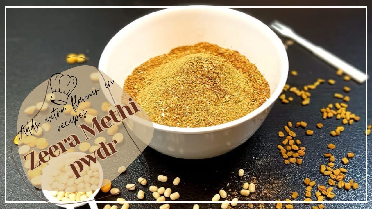 Zeera Methi Powder Recipe | Adds Extra Flavour To Recipes.....
