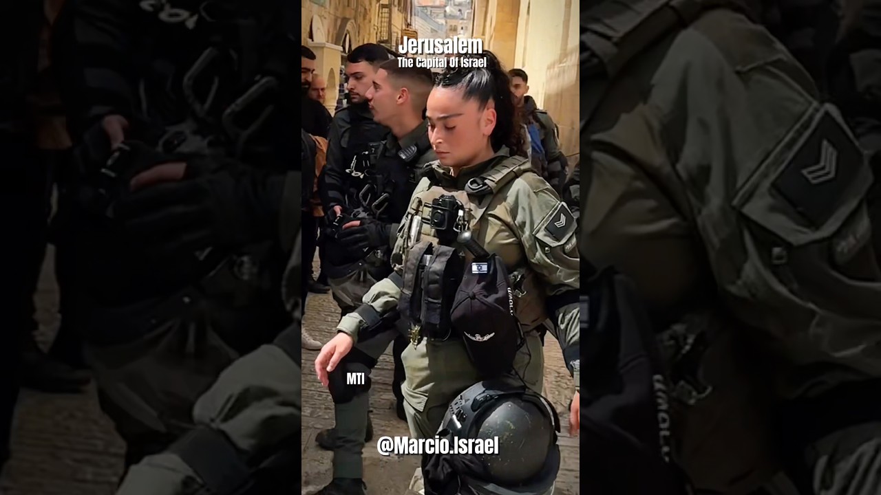 God Watches Over Us &mdash; And the Border Police Stand Guard 🇮🇱 # Israel #jerusalem