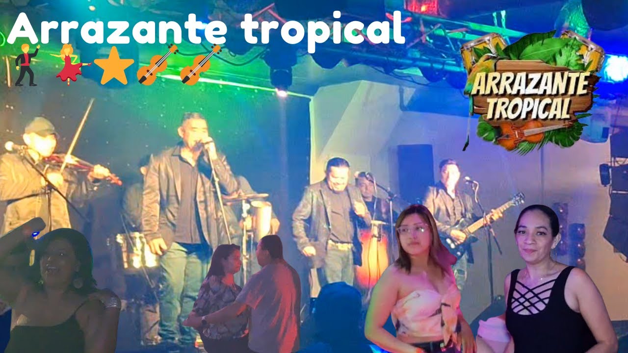 Como disfruta la gente con Arrazante Tropical en Club One Virginia 🎻💃🕺🤩🎻🎻