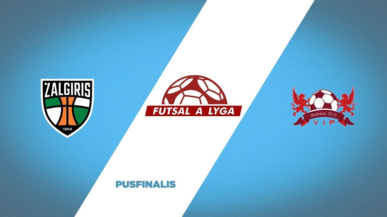 Futsal A lyga. Pusfinalis: Kauno Žalgiris - Mažeikių VIP (2026-03-11)
