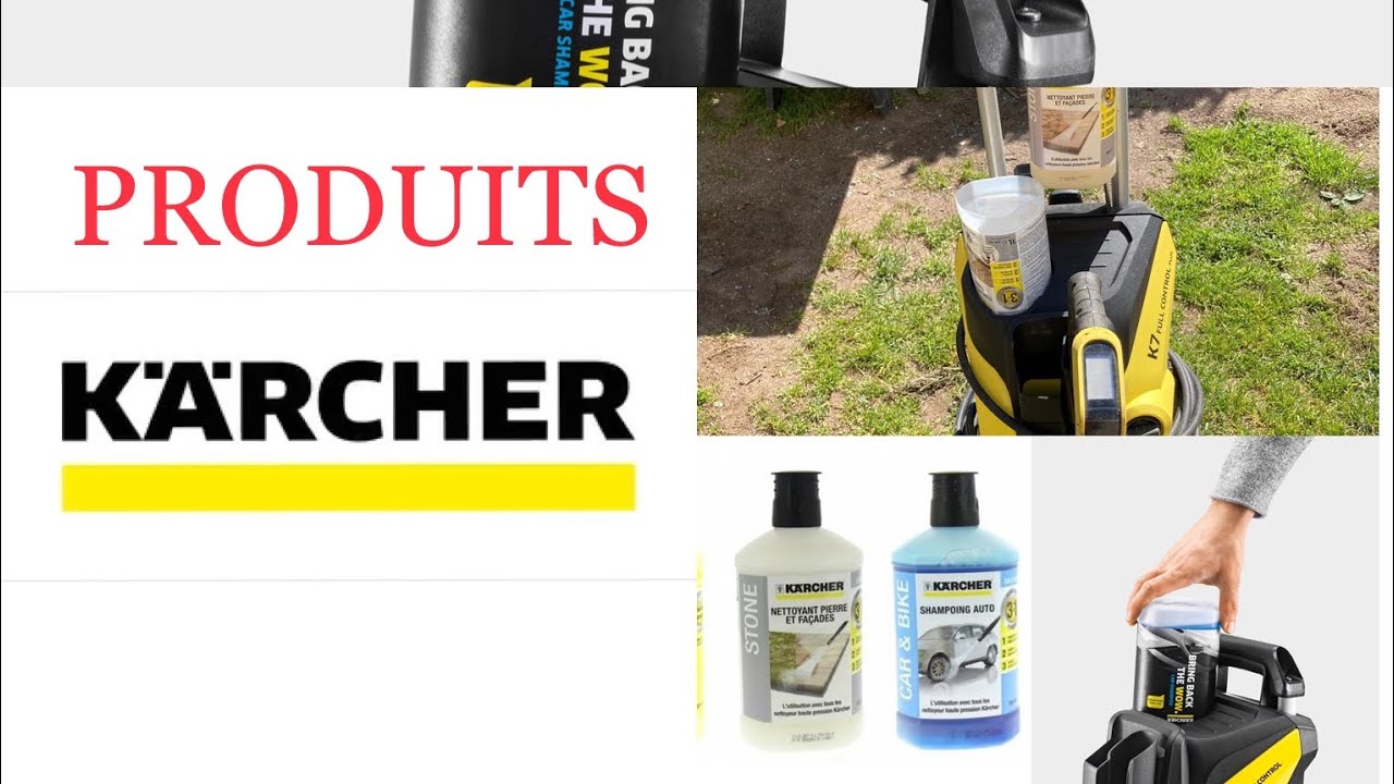 Produit karcher utilisation /dilution #voiture #terrasse #toiture #antimousse k7 k5 @KarcherUK
