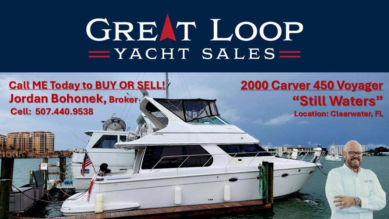 ****ПРОДАНО**** 2000 Carver Voyager 450 Pilothouse 