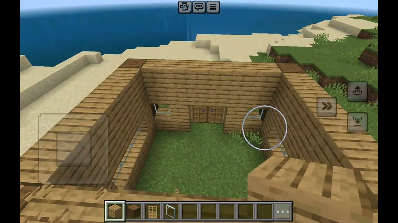 I built a modern house in Minecraft.