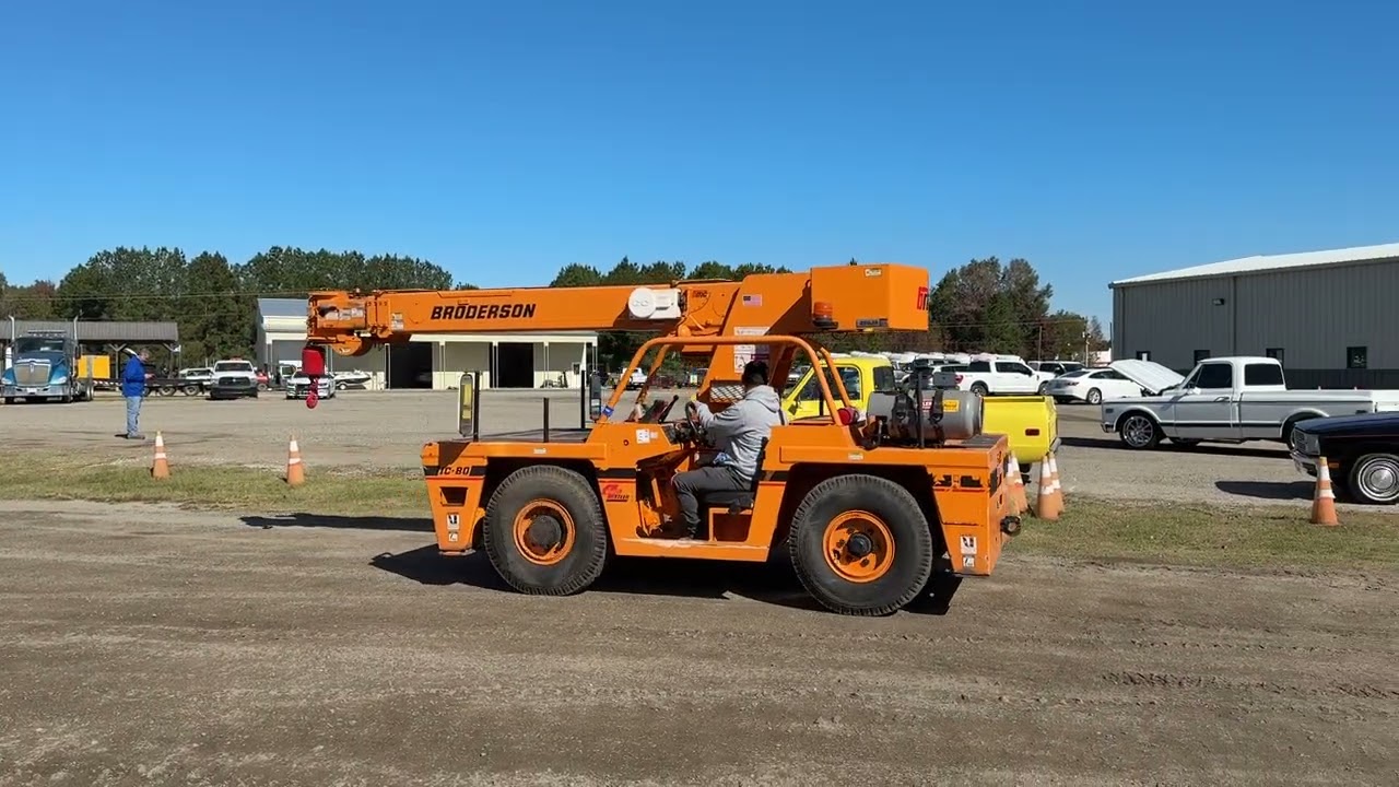 2011 BRODERSON IC-80-3H CARRY DECK CRANE-252400